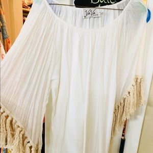 Ivory dress size med New/Never worn